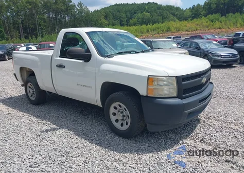 2010 Chevrolet Silverado 1500 Work Truck из США, поврежденный, VIN 1GCPCPEX7AZ230734